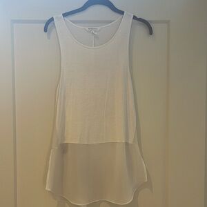 BCBG XS Tank Top with Sheer Bottom